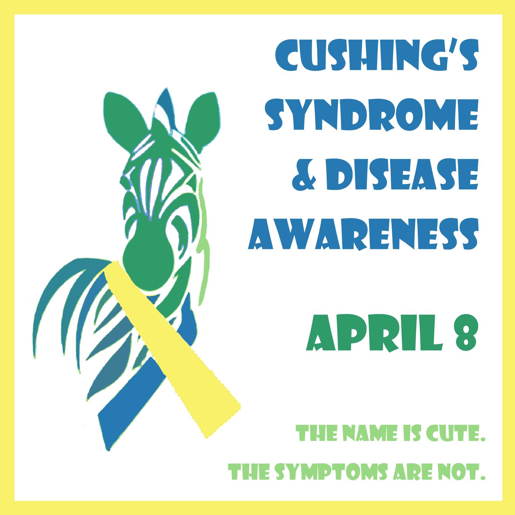 🦓 Day 8, Cushing’s Awareness Challenge 2022 CushieBlogger
